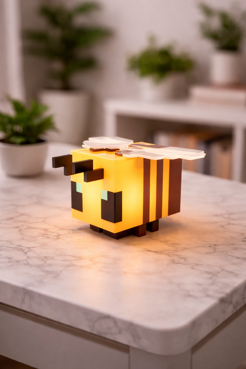 Lámpara Abeja Pixel con Luz relajante